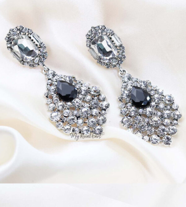 Q.JANE Gold- luxury bridal baroque vintage statement earrings - My Roial Ears LTD