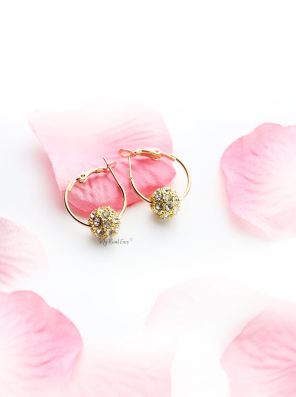 Bottlebrush Silver Hoops - My Roial Ears LTD