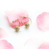 Bottlebrush Gold Hoops - My Roial Ears LTD