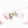 Edelweiss- Shell Pearl Flower Stud - My Roial Ears LTD