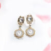 Primrose-gold retro statement gold earrings - My Roial Ears LTD
