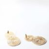 Astraea- gold plated spiral double circle hoop earrings - My Roial Ears LTD