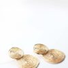 Astraea- gold plated spiral double circle hoop earrings - My Roial Ears LTD