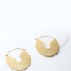 Larisa- matt gold plated vintage inspired u shape drop earrings - My Roial Ears LTD