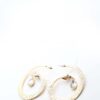 Cassandra H- gold plated snake shaped crystal drop earrings - My Roial Ears LTD