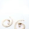 Cassandra H- gold plated snake shaped crystal drop earrings - My Roial Ears LTD