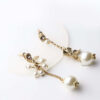 Pistis- cute gold pearl drop earrings - My Roial Ears LTD