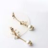 Pistis- cute gold pearl drop earrings - My Roial Ears LTD