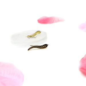Semele- gold plated leaf ear cuff earrings