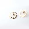 Merope- gold plated oval small dangling ball statement earrings - My Roial Ears LTD