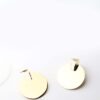 Tyche- gold plated stunning abstract design drop earrings - My Roial Ears LTD