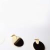 Tyche- gold plated stunning abstract design drop earrings - My Roial Ears LTD