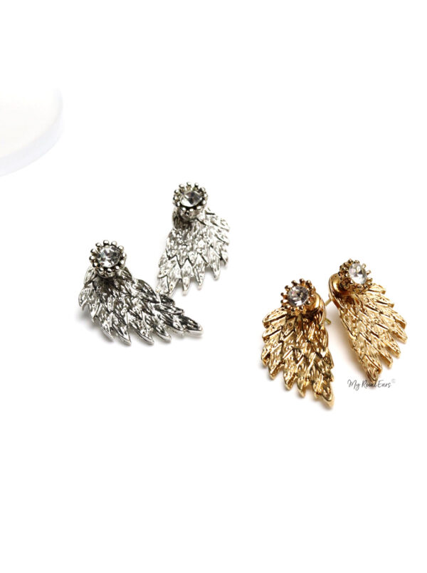 Drea- two in one wing stud earrings - Image 4