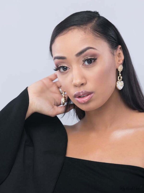 Helen- baroque-inspired gold drop earrings - My Roial Ears LTD