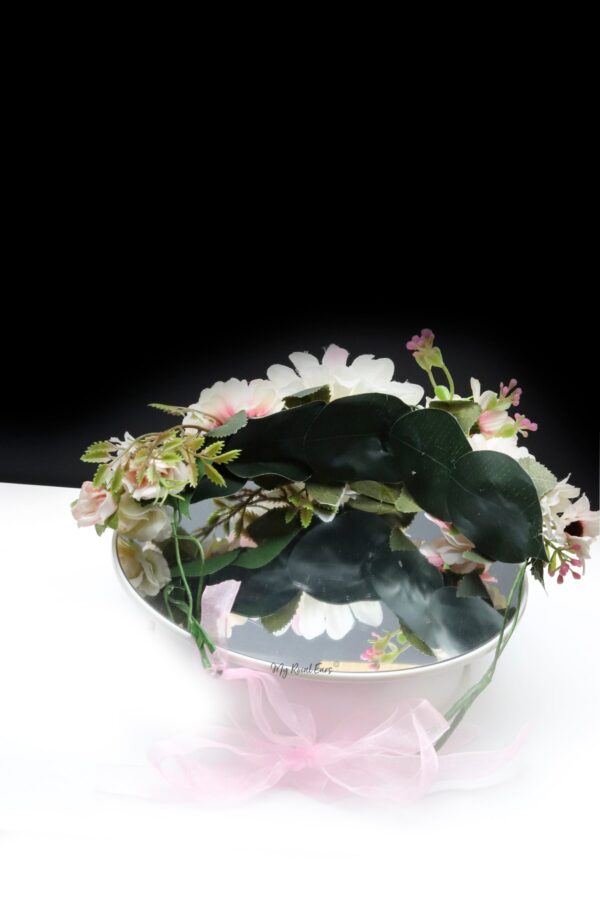 Queen Faith- a floral arrangement crown - My Roial Ears LTD