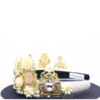 Queen Gloria- golden detailed runway headband - My Roial Ears LTD
