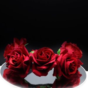 Queen Donna Red- rose flower headband - My Roial Ears LTD
