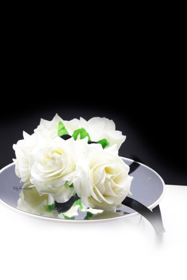 Queen Donna- rose flower headband - My Roial Ears LTD