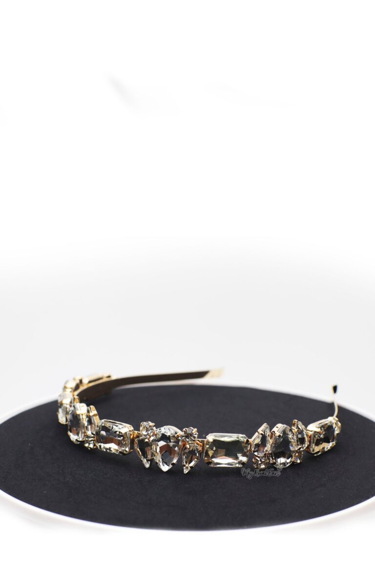 Queen Faustine- gorgeous crystal stone headband - My Roial Ears LTD