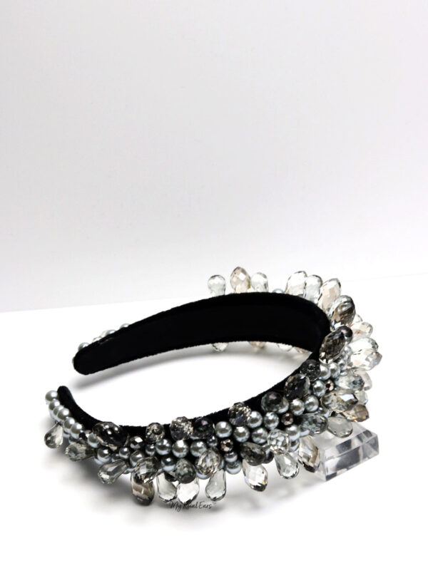 Queen Farica- clear water drop inspired headband - Image 2