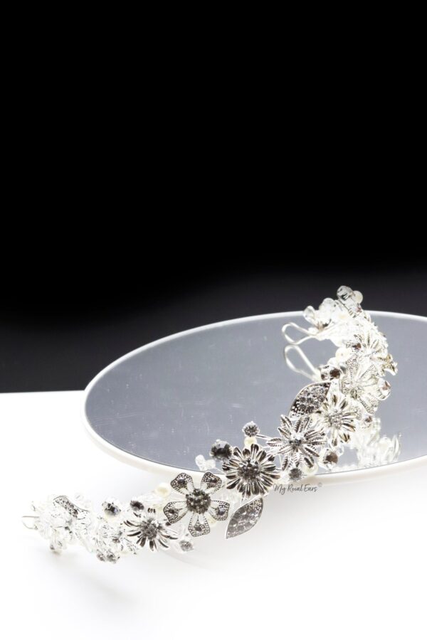 Queen Tayo- an incredible handmade floral metal headband - My Roial Ears LTD