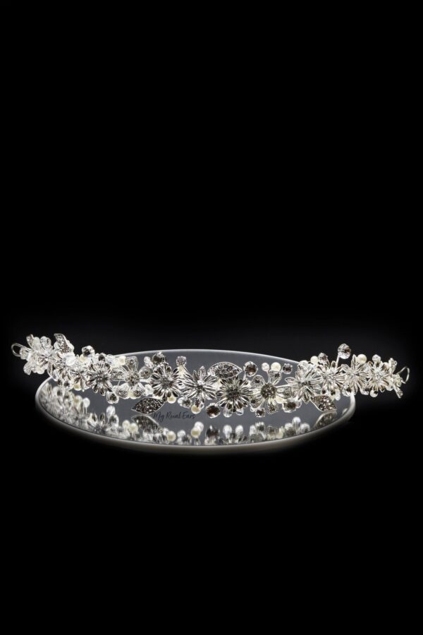 Queen Tayo- an incredible handmade floral metal headband - My Roial Ears LTD