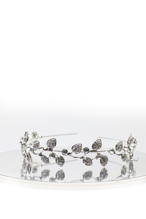 Queen Leda- a charming rhinestone floral crystal headband - My Roial Ears LTD