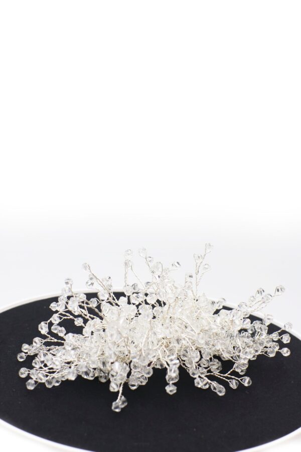 Queen Arden- clear beaded hair comb - My Roial Ears LTD