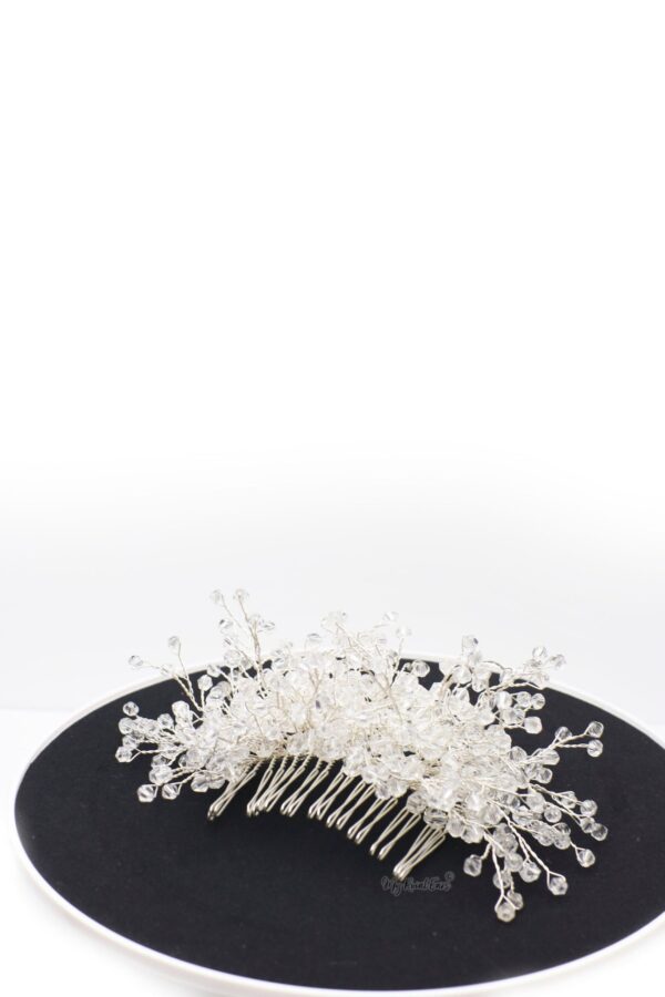 Queen Arden- clear beaded hair comb - My Roial Ears LTD