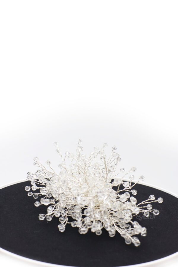 Queen Arden- clear beaded hair comb - My Roial Ears LTD