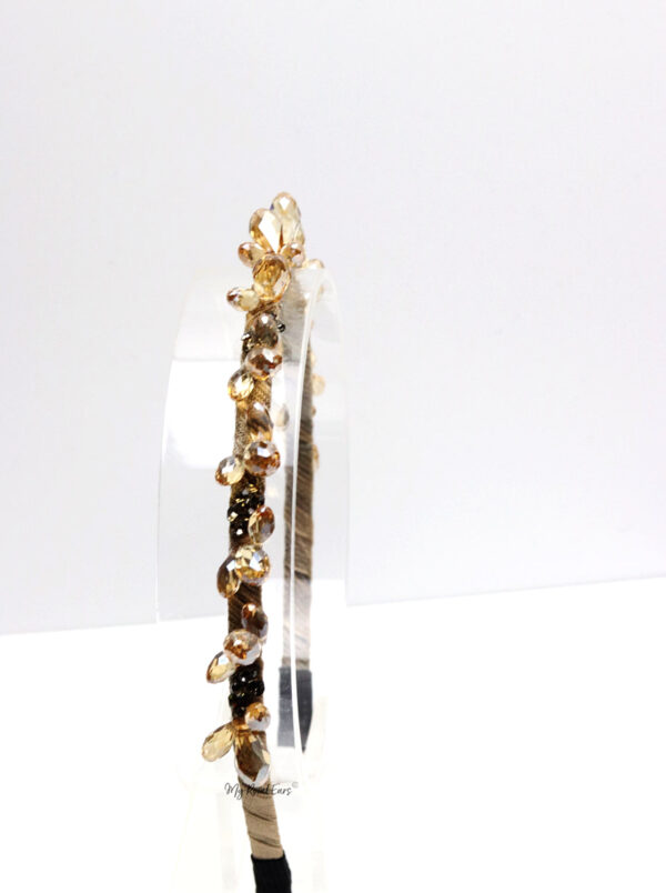 Queen Nash Gold- crystal stone headband - Image 4