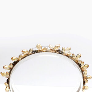 Queen Nash Gold- crystal stone headband