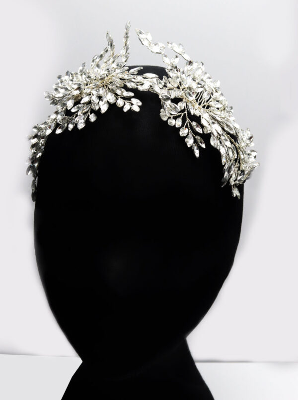 Queen Rani- a stunning rhinestone crystal hair comb - Image 8