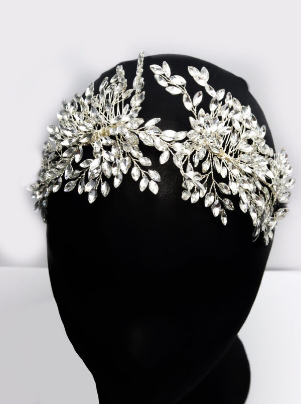Queen Rani- a stunning rhinestone crystal hair comb