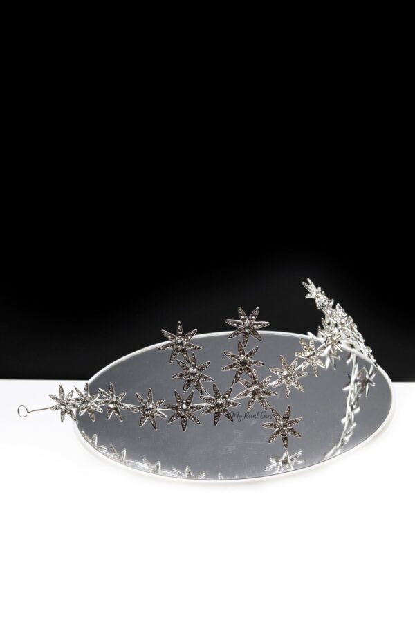 Queen Tegla-silver star shaped headband - My Roial Ears LTD