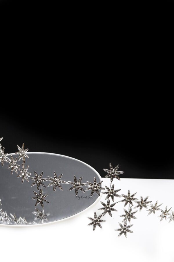 Queen Tegla-silver star shaped headband - My Roial Ears LTD