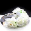 Queen Avril- white rose floral crown headband - My Roial Ears LTD