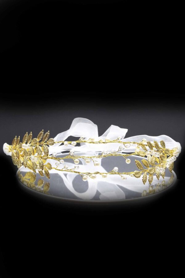 Queen Angelou-an angelic golden wire headband - My Roial Ears LTD