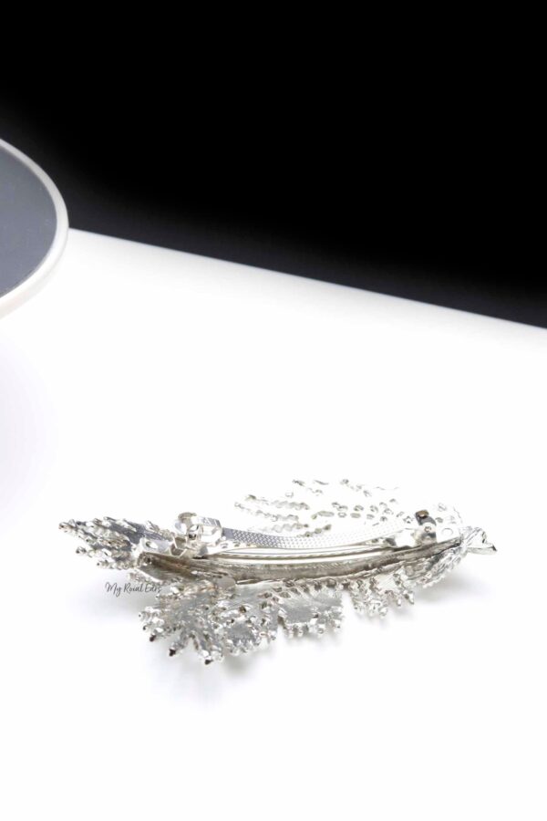 Queen Kelly- rhinestone feather hair Pin - My Roial Ears LTD