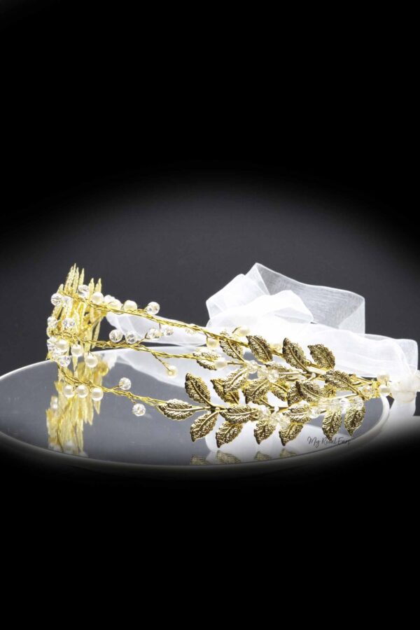 Queen Angelou-an angelic golden wire headband - My Roial Ears LTD