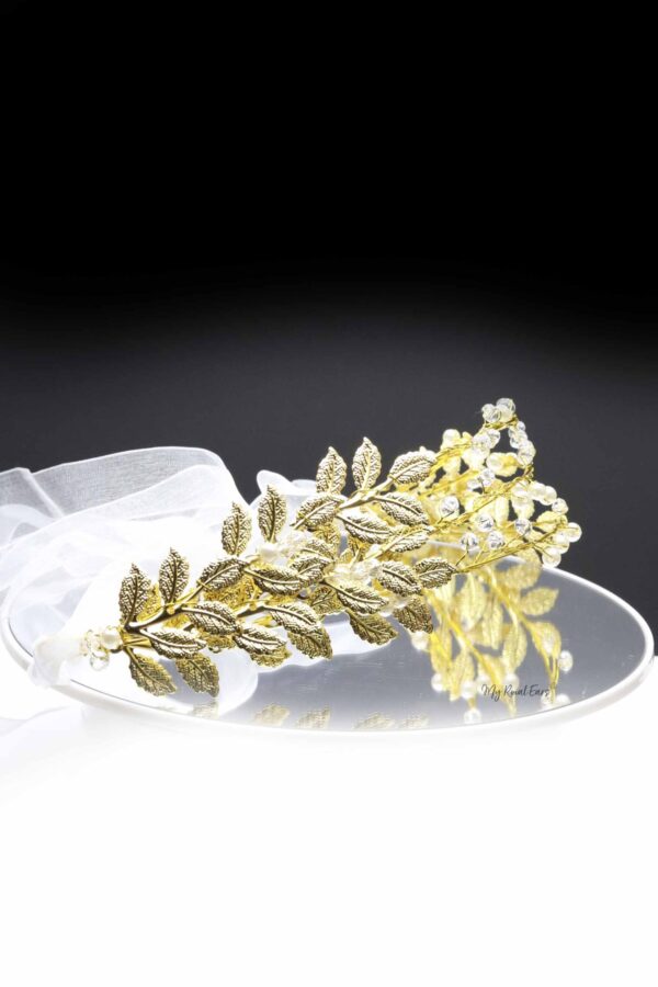 Queen Angelou-an angelic golden wire headband - My Roial Ears LTD