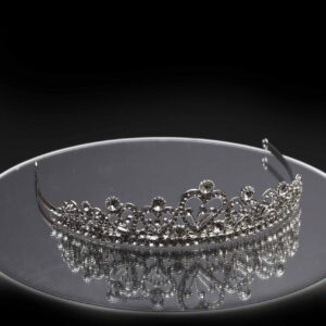 Queen Pania- an exquisite silver heart crystal tiara - My Roial Ears LTD