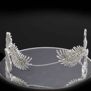 Queen Mandy-crystal feather headpiece - My Roial Ears LTD