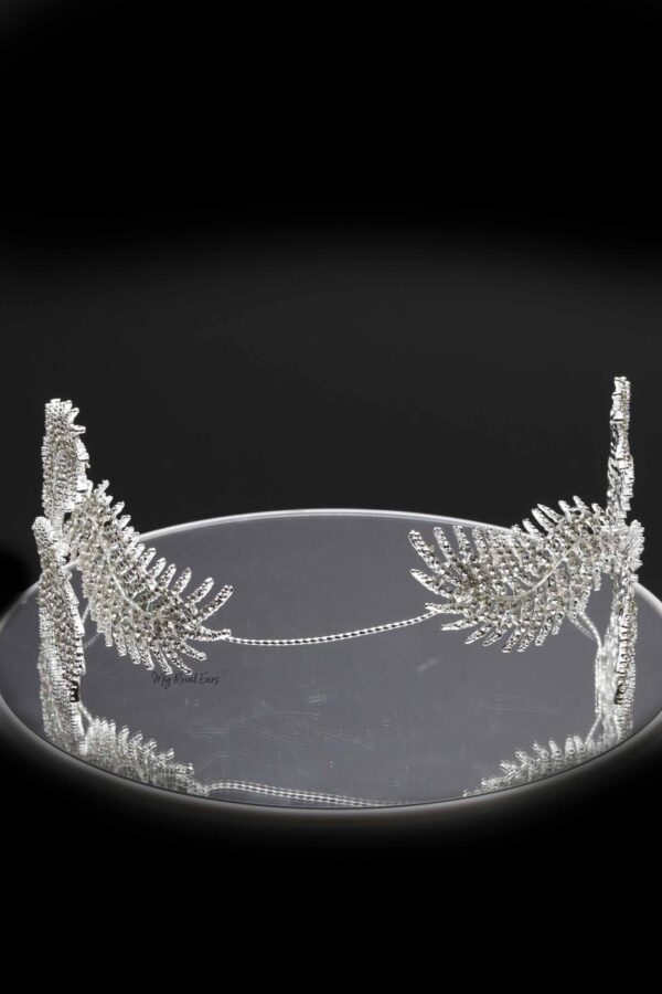 Queen Mandy-crystal feather headpiece - My Roial Ears LTD