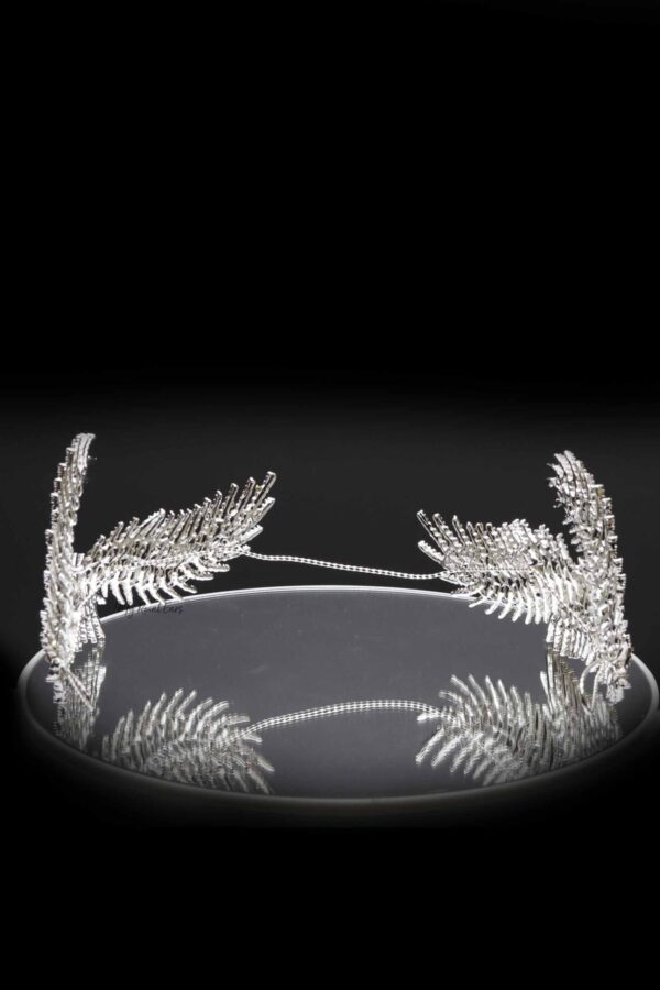 Queen Mandy-crystal feather headpiece - My Roial Ears LTD