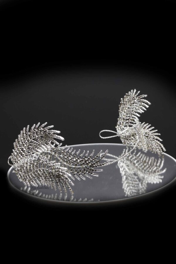 Queen Mandy-crystal feather headpiece - My Roial Ears LTD