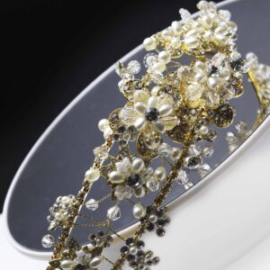 Queen Flo- a golden embellished tiara - My Roial Ears LTD