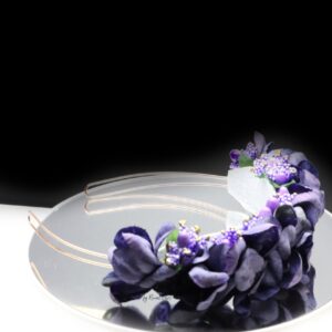 Queen Rox Purple- fresh spring flower headband - My Roial Ears LTD