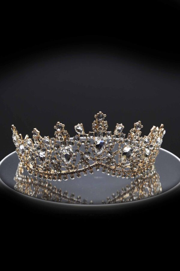 Queen Katharine-rhinestone crystal tiara - My Roial Ears LTD
