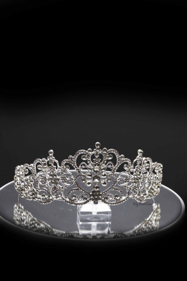 Queen Rachel- classical silver stunning tiara - My Roial Ears LTD